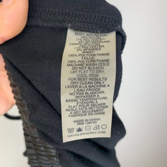 DAVID LERNER x Revolve Faux Leather‎ Camouflage Moto Jogger Sz M - Picture 12 of 13